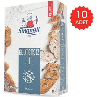 Sinangil Glutensiz Un 1 kg X 10 adet