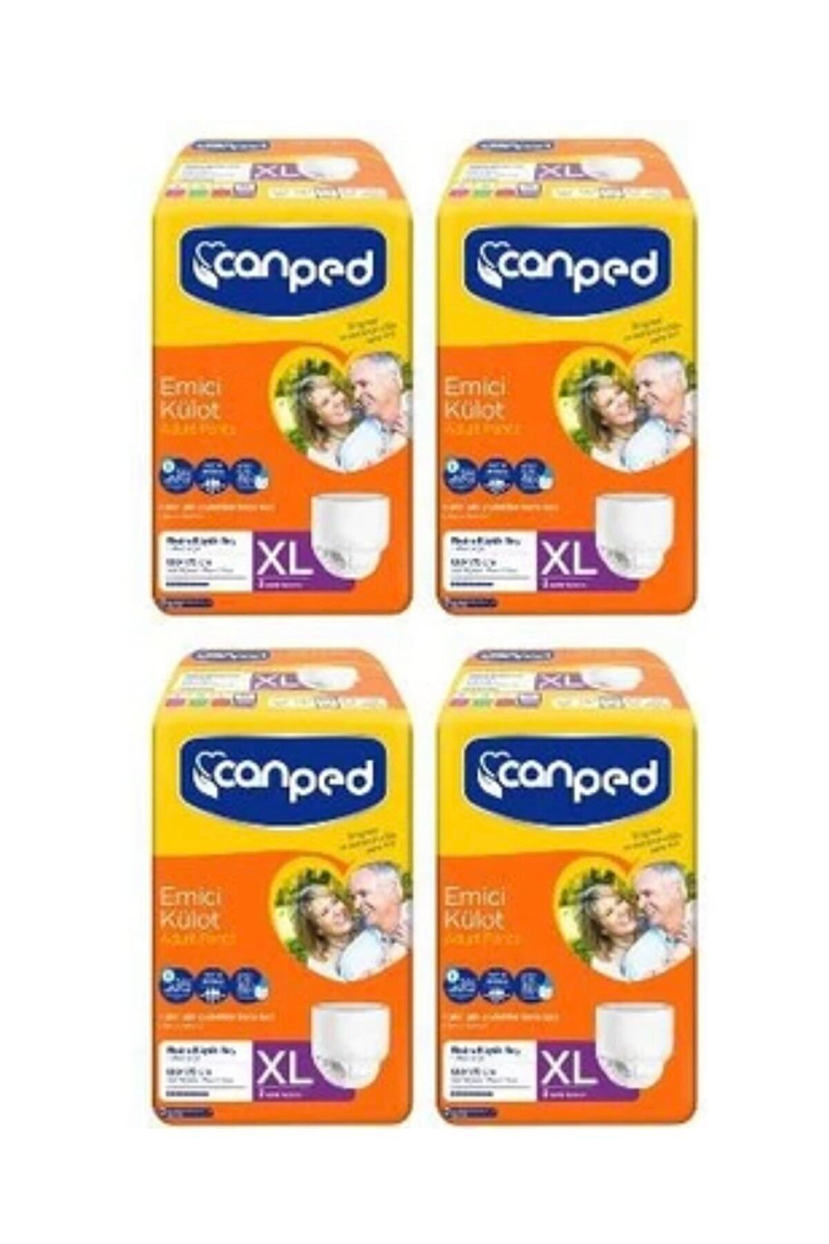 Canped Emici Külot Xlarge Ekstra Büyük Xl Boy 4x30 (120 Adet )