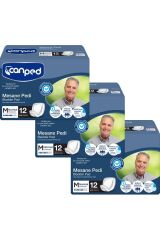 Canped Mesane Pedi Erkek M Beden . 3'lü Paket. Paket Içi 12 Adet Vardır.