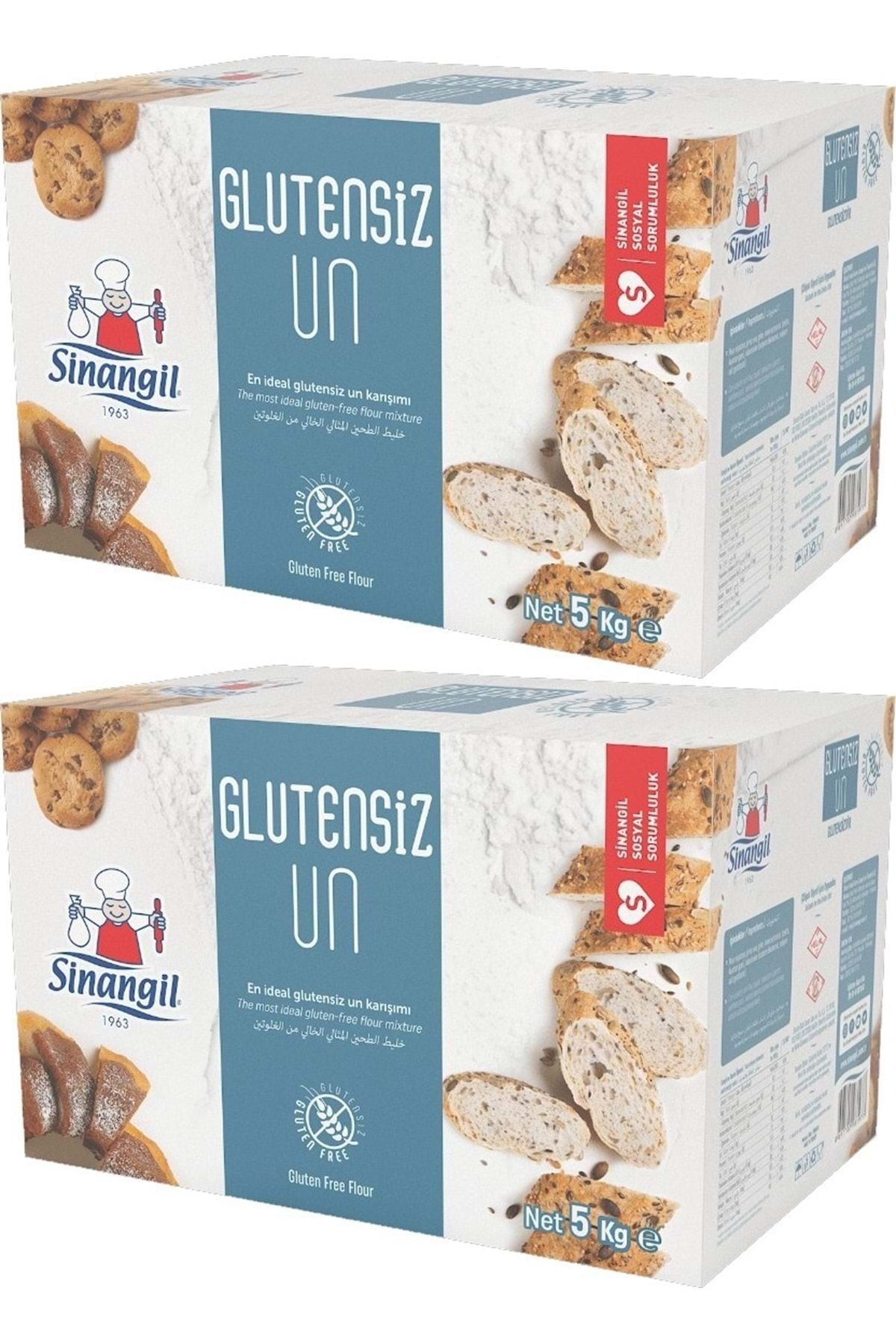 Sinangil Glutensiz Un 5kg (5000gr) Kutu Çölyak Diyetine Uygun (2 Li Set)
