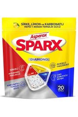 Asperox Sparx Diamond Bulaşık Kapsülü 20'li 2 ADET