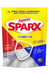 Asperox Sparx Diamond Bulaşık Kapsülü 40'lı