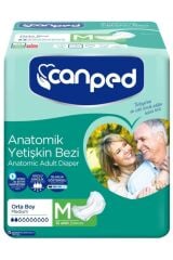Canped Anatomik Yetişkin Hasta Alt Bezi Orta Boy (M) | 10 Adet