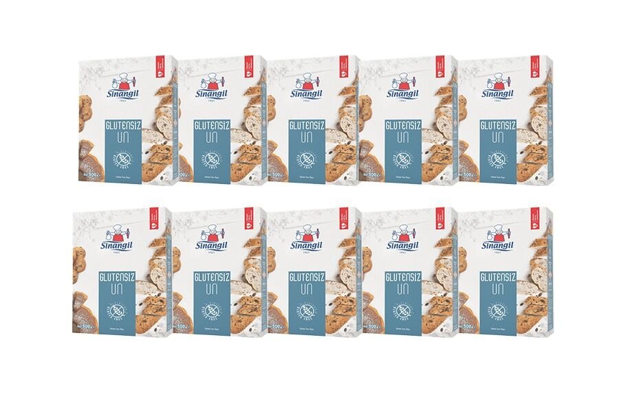 Sinangil Glutensiz Un 500 gr X 10 (Toplam 5 Kg)