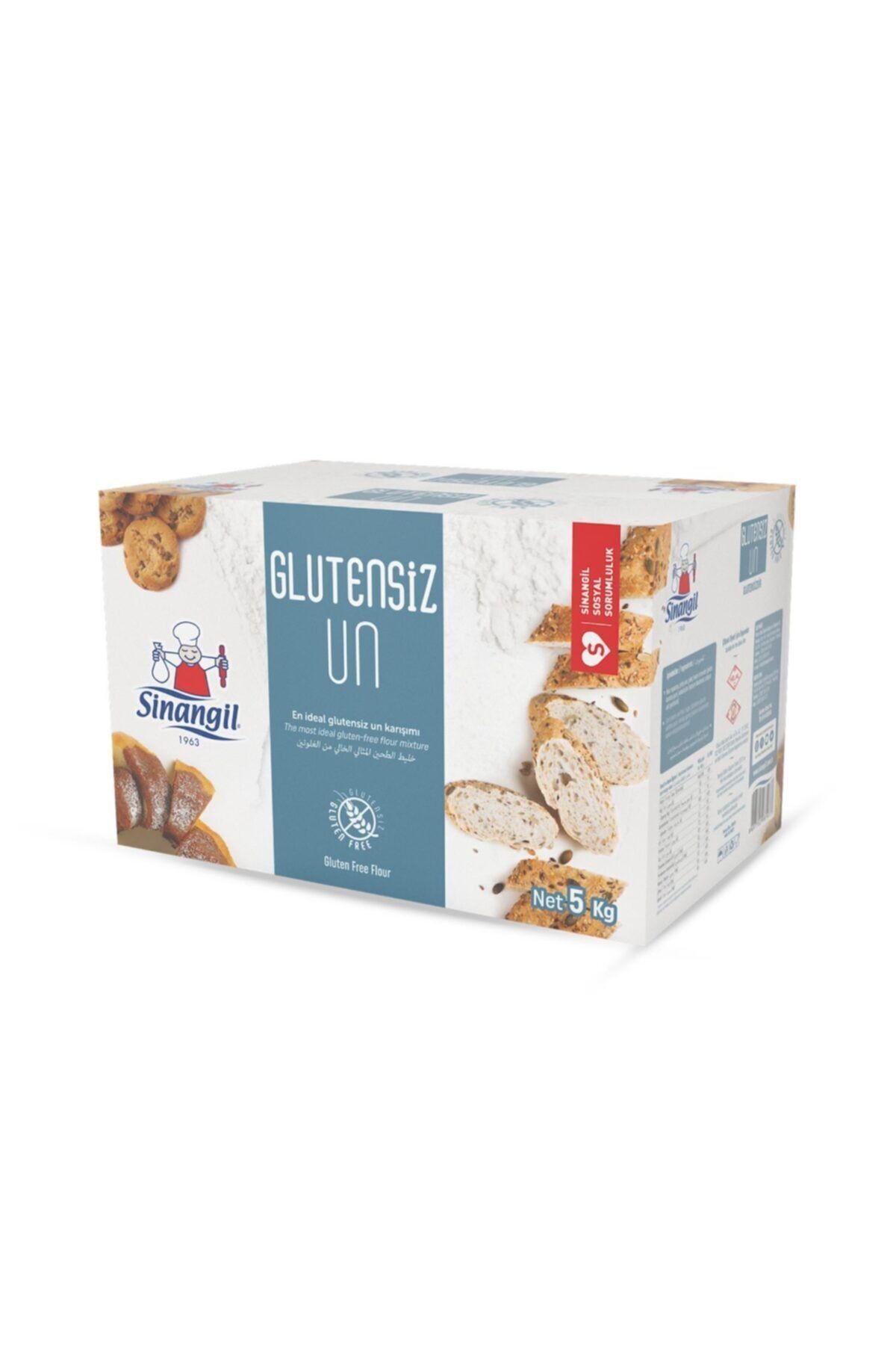 Sinangil Glutensiz Un 5 Kg 3 Adet