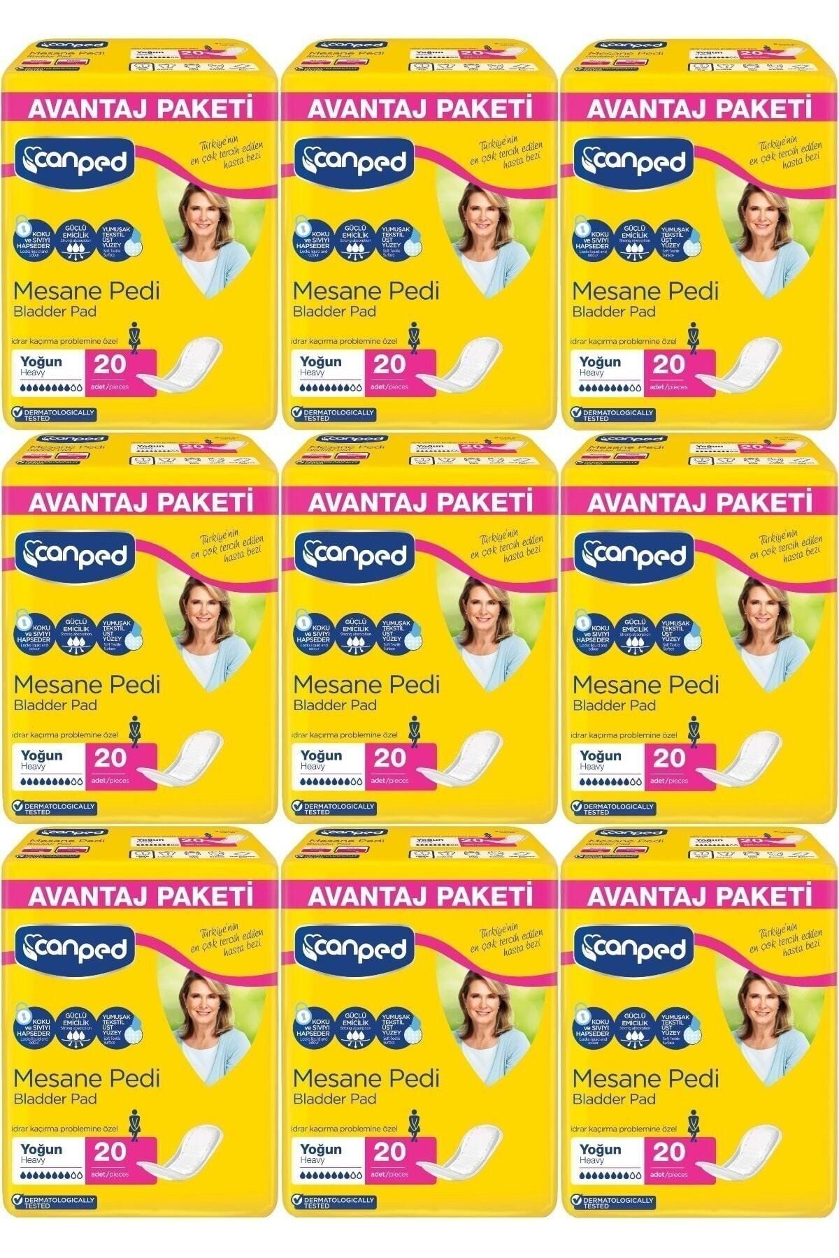 Canped Mesane Pedi Avantaj Paket Klasik L-Büyük Boy Normal 180 Adet.