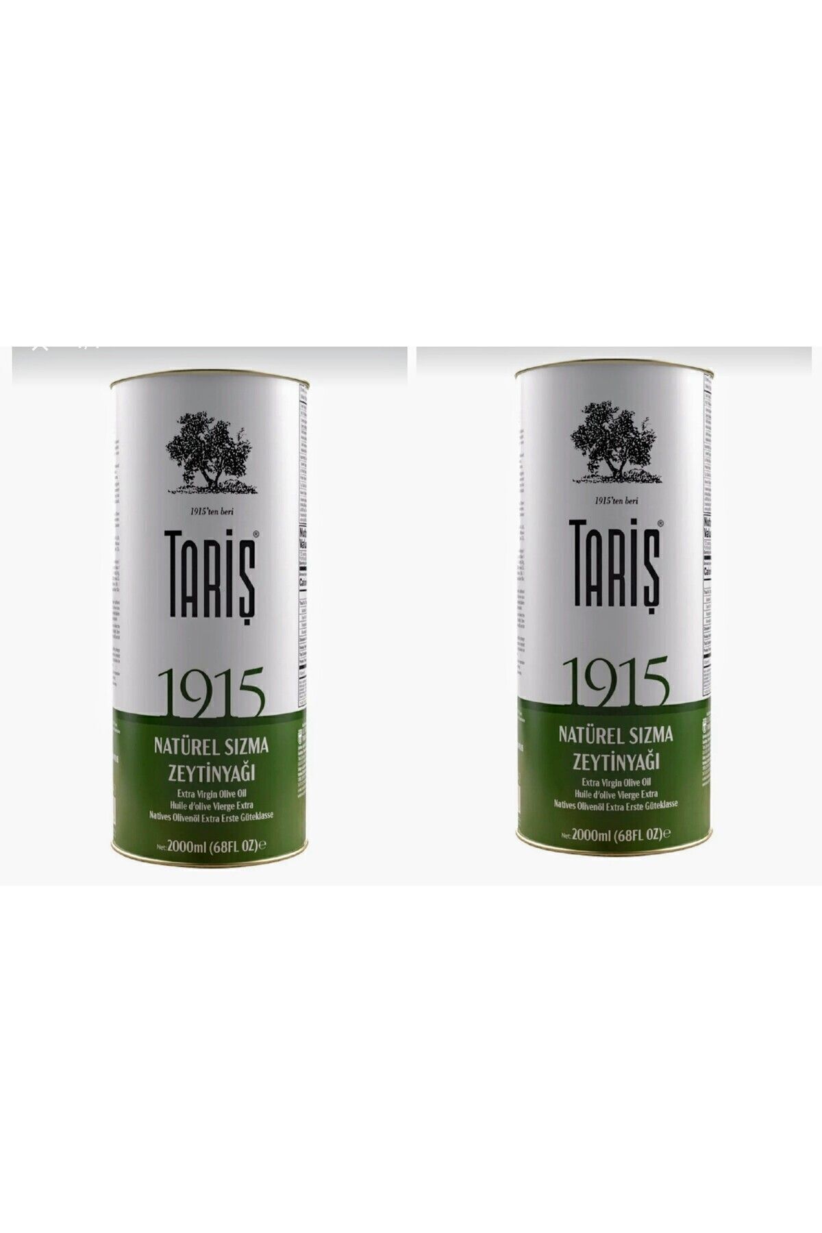 Tariş 1915 Natürel Sızma Zeytinyağı 2×2= 4 litre