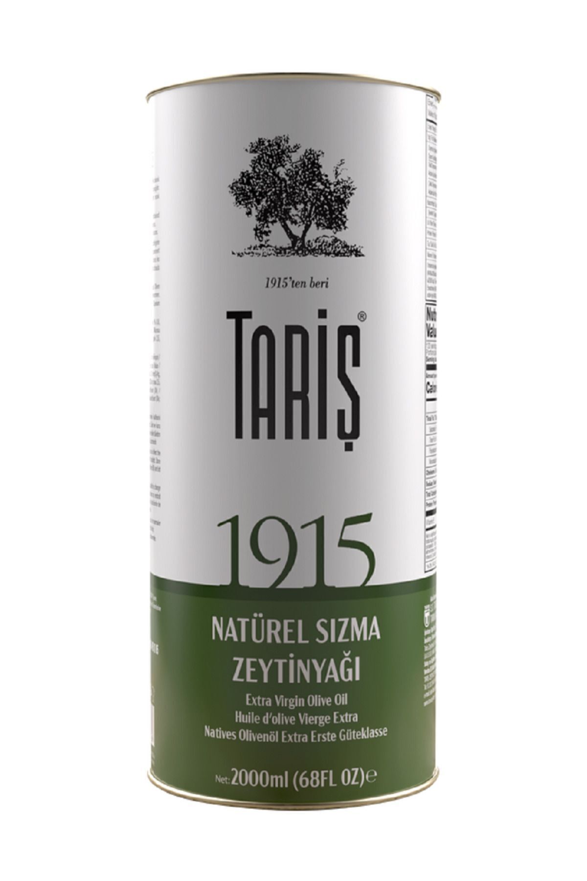 Tariş 1915 Natürel Sızma Zeytinyağı 2000 ML