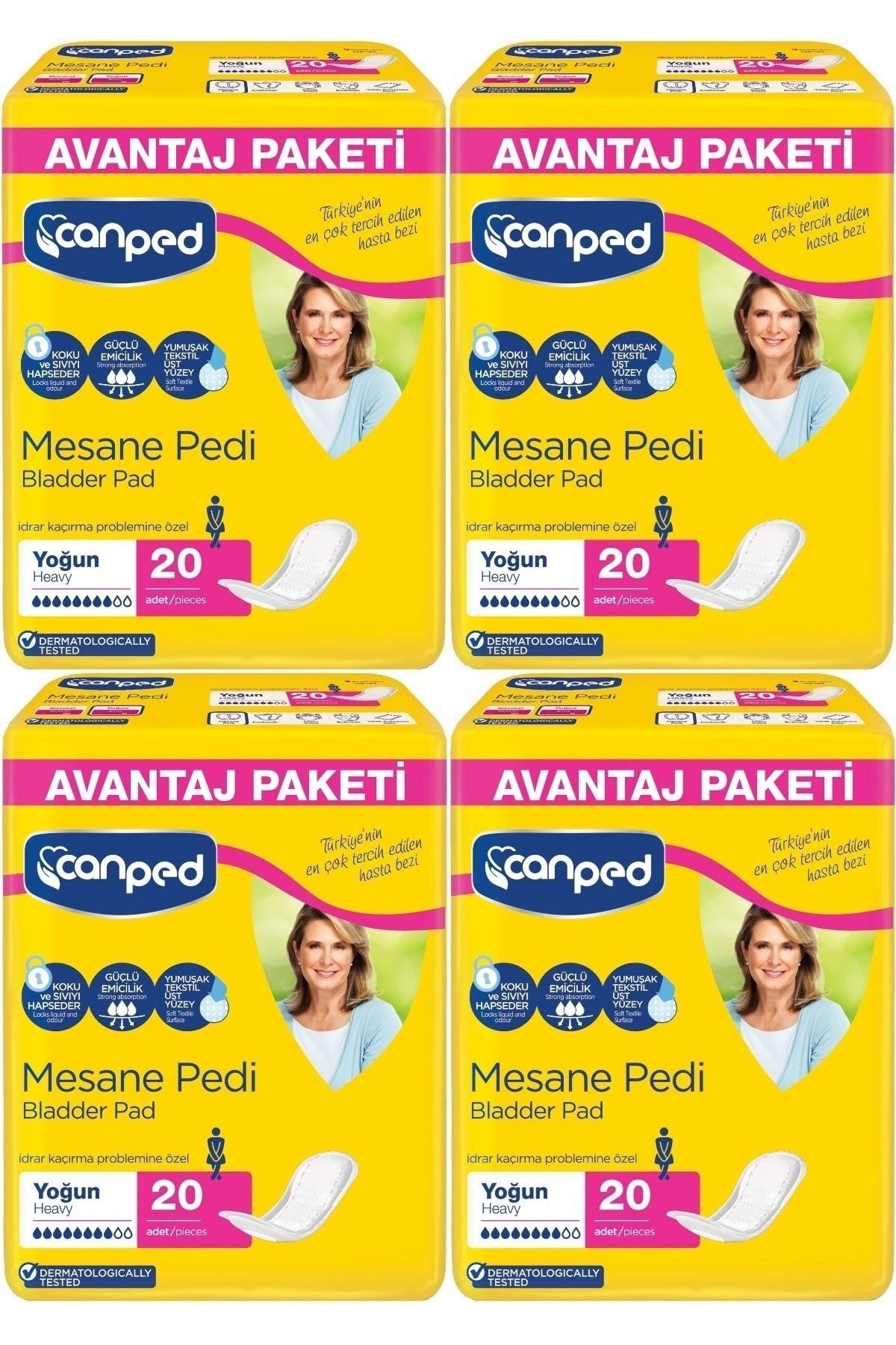 Canped Mesane Pedi Avantaj Pk Klasik L-büyük Boy Yoğun 80 Adet