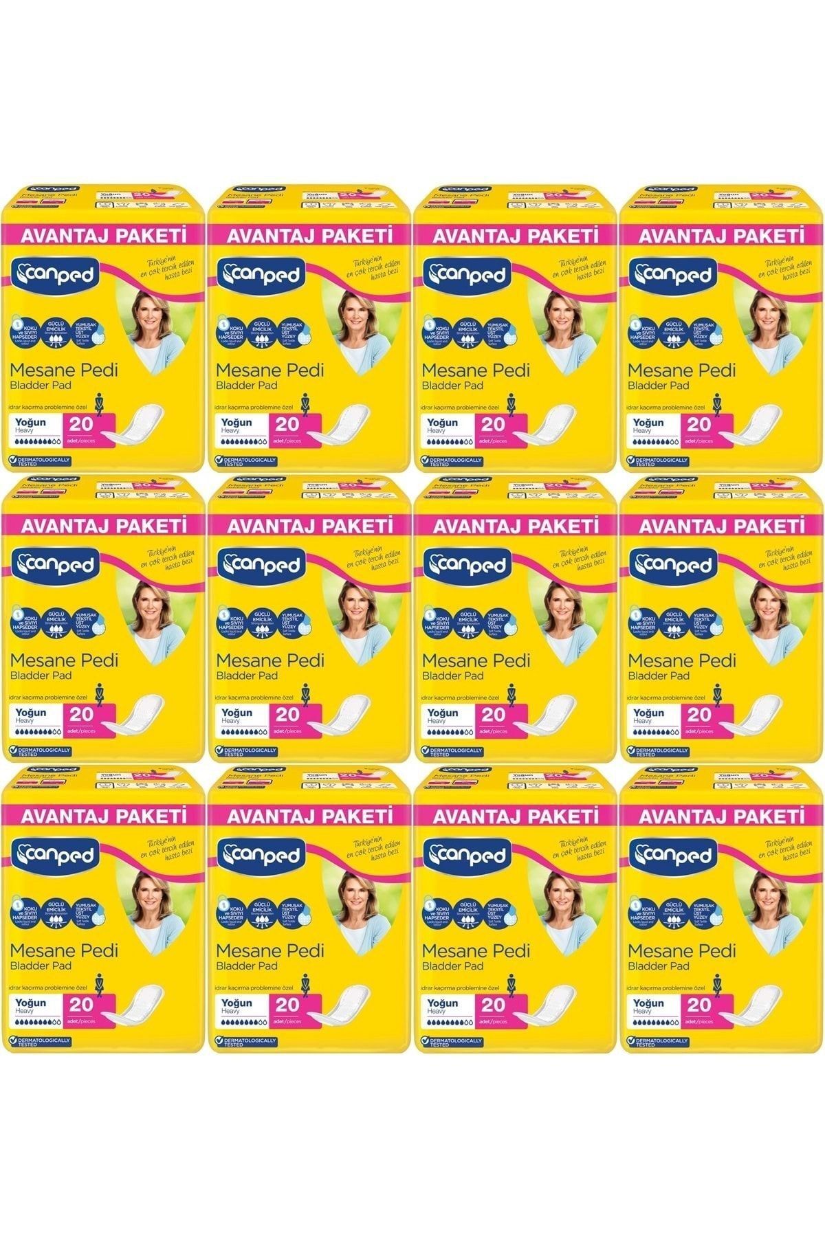 Canped Mesane Pedi Yoğun L Beden 240 Lı