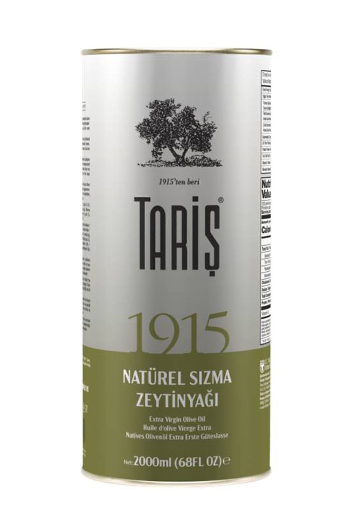 Tariş Kuzey Ege Naturel Sızma Zeytinyağı 2 L