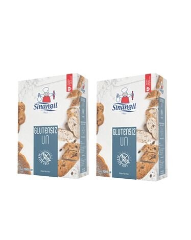 Sinangil Glutensiz Un Çölyak Hastaları Için 1 Kg X 2 Adet