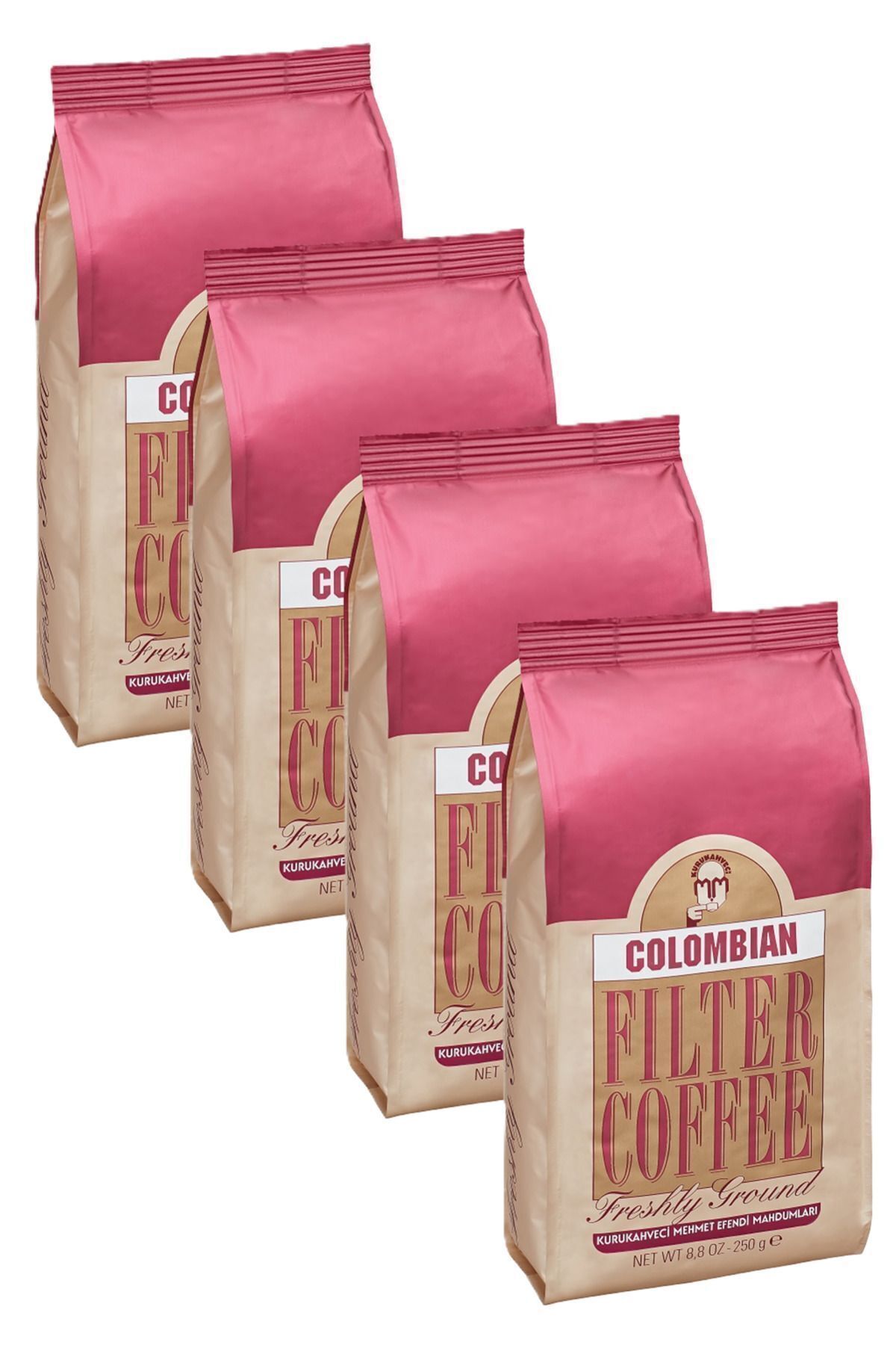 Mehmet Efendi Colombian Filtre Kahve 250gr - Folyo Ambalaj - 4 Adet