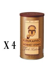 Mehmet Efendi Kurukahveci Mehmet Efendi Türk Kahvesi 500 G Teneke Ambalaj X 4 Adet 8690627023500