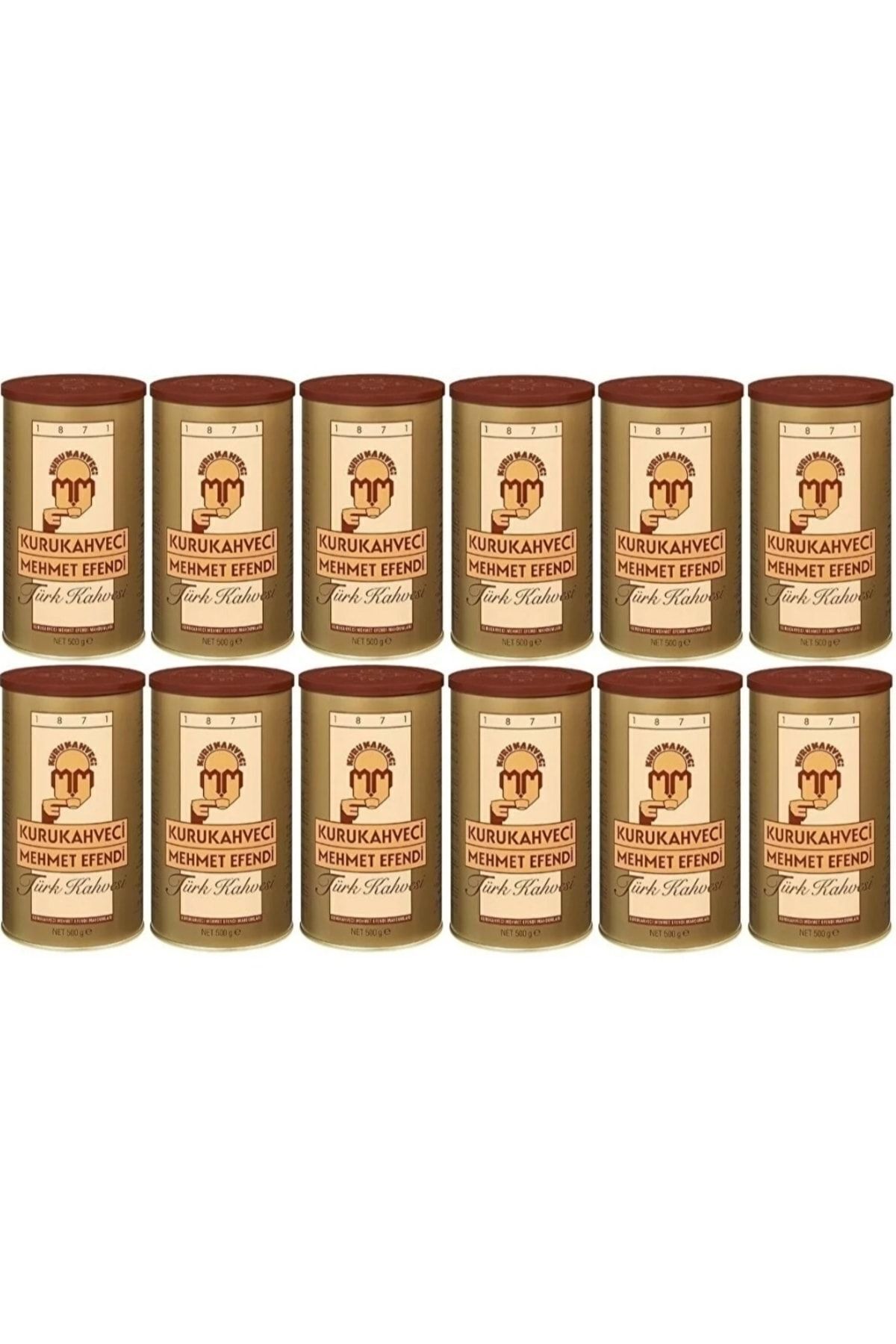 Mehmet Efendi Türk Kahvesi 500 Gr x 12 Adet