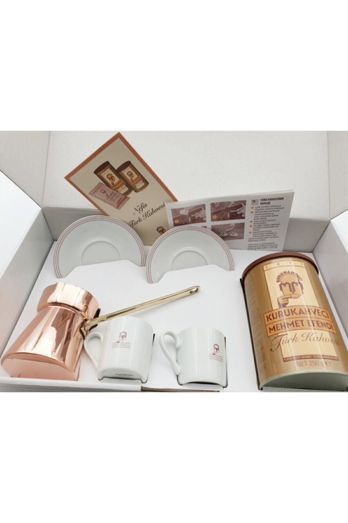 Mehmet Efendi Hediyelik Türk Kahvesi Fincan Cezve Seti