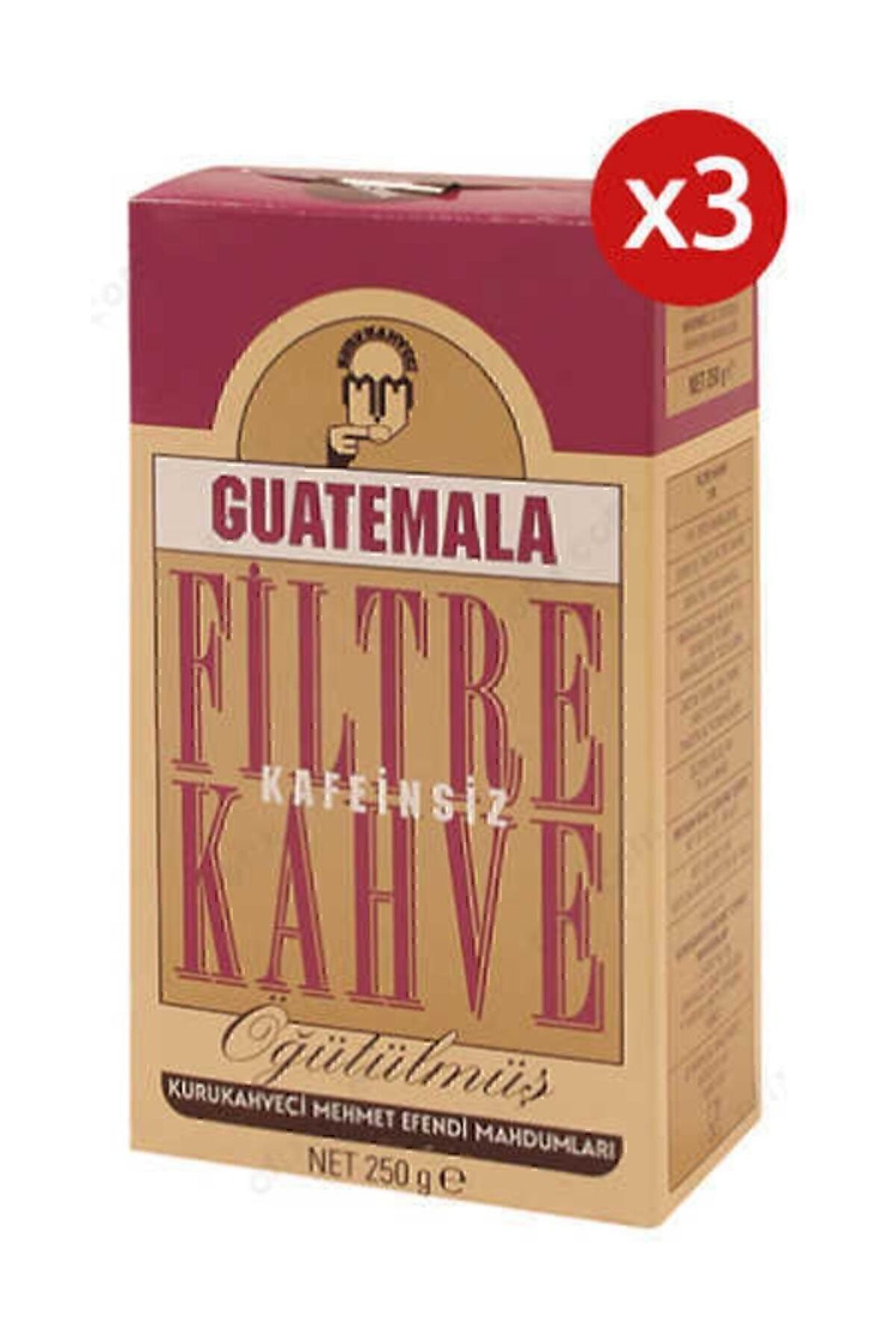 Mehmet Efendi Guatemala Filtre Kahve Kafeinsiz 250 gr