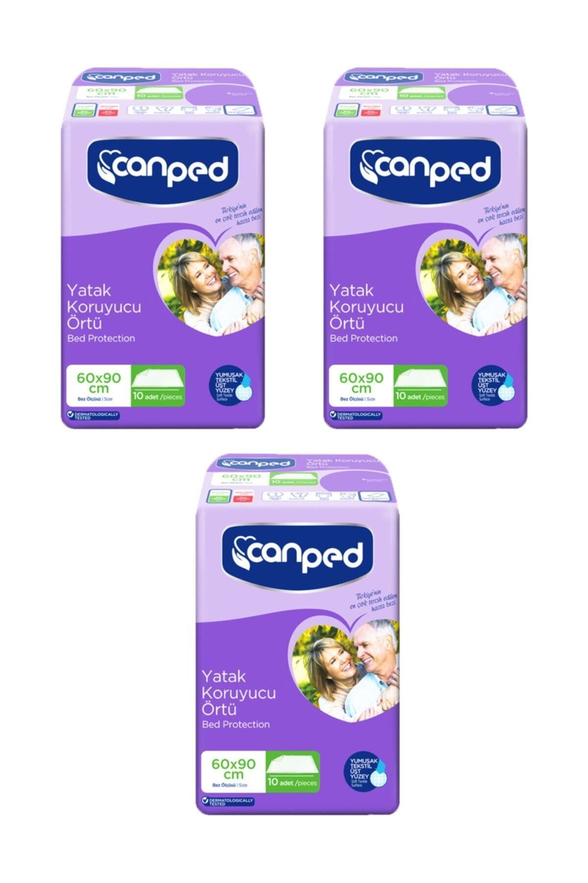 Canped Yatak Koruyucu Örtü 60x90 10 Lu 3 Paket