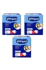 Canped Belbantlı Tekstil Hasta Bezi Eko GECE Büyük Boy 14lü 42Adt