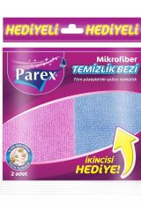 Parex Mikrofiber Temizlik Bezi (İKİNCİSİ HEDİYE) / Pembe-mavi