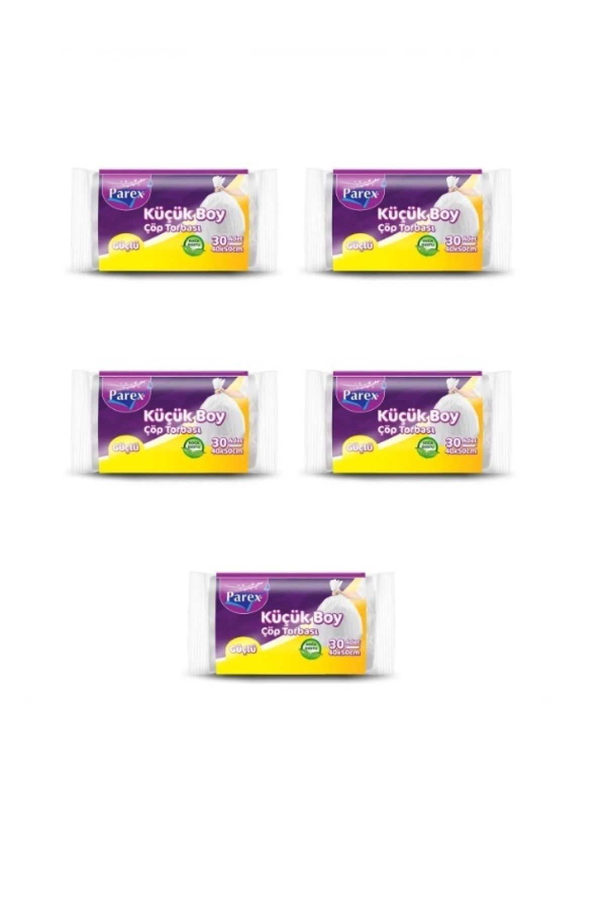 Parex Güçlü Çöp Torbası Mini Boy 5' Li Paket