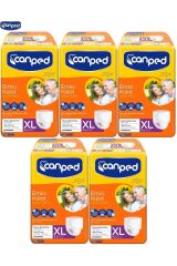 Canped Canped Emici Külot Hasta Bezi Xl Extra Large 5 Li Set (40 ADET)