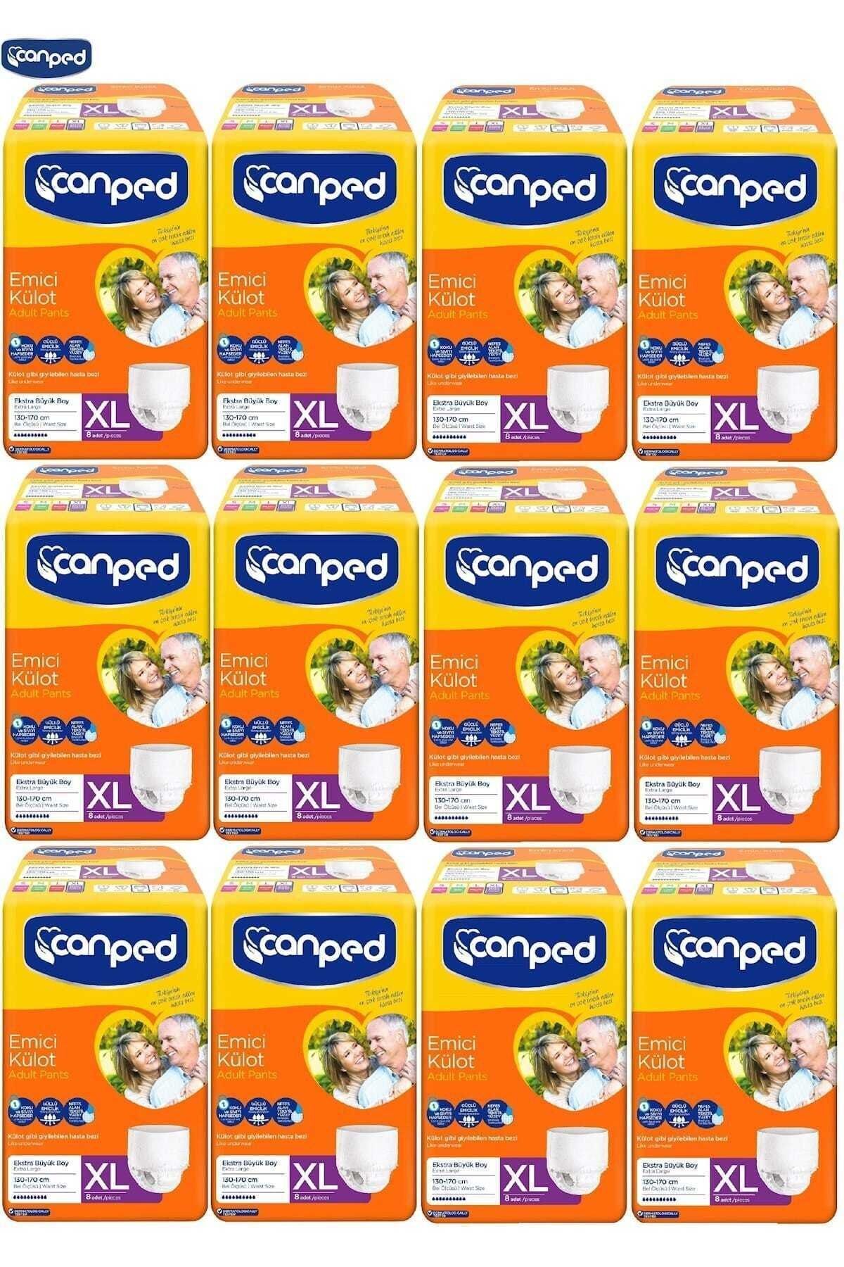 Canped Emici Külot Hasta Bezi Xl Extra Large 96 Adet