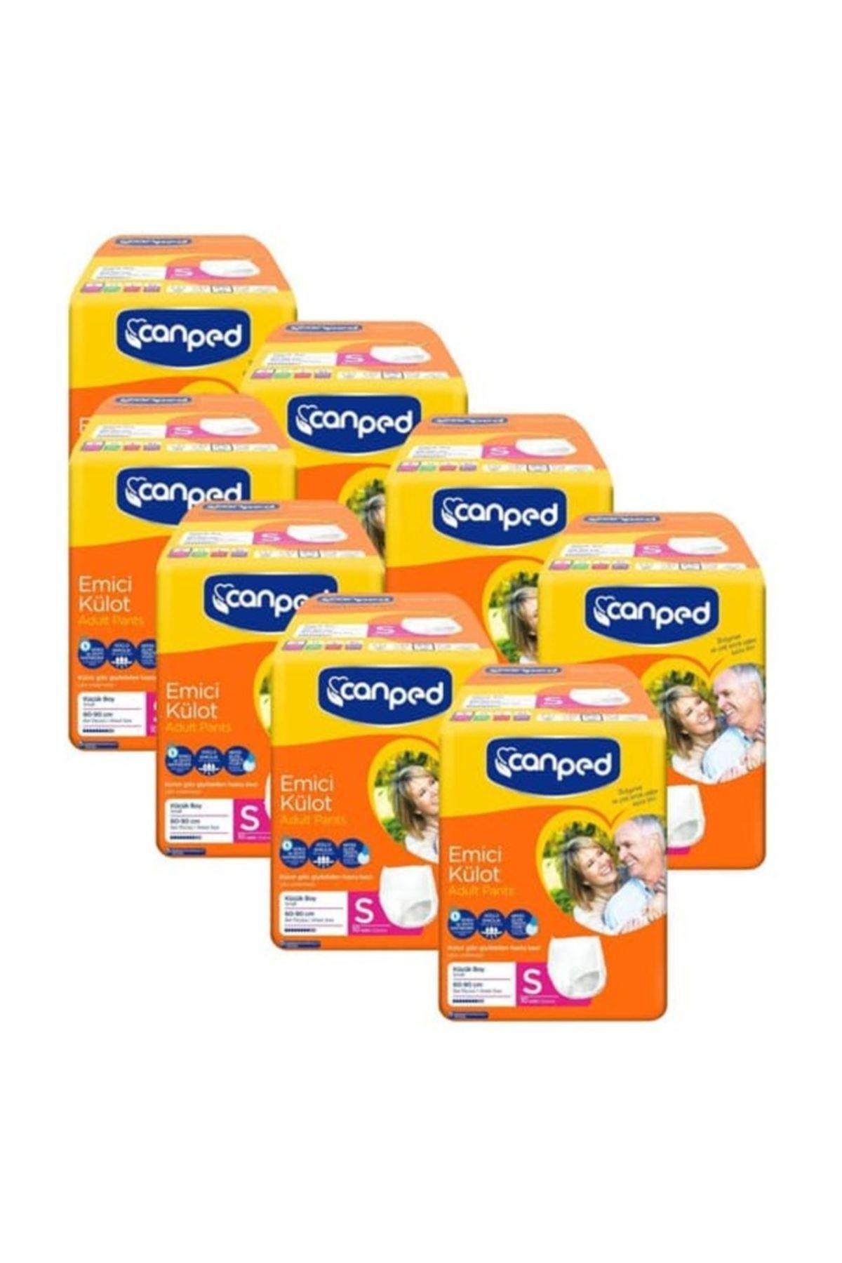 Canped Emici Külot Küçük Boy 10 Adet x 8 Adet (80 Adet)