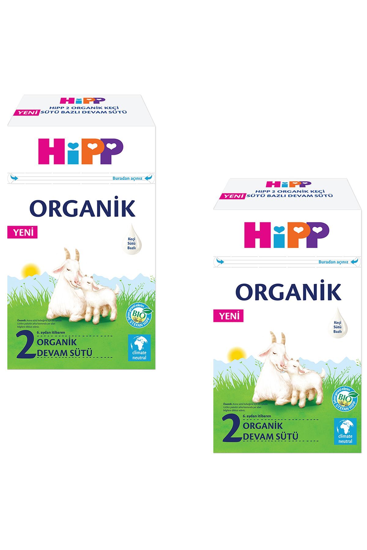 Hipp 2 Organik Keçi Sütü Bazlı Devam Sütü 400 gr x 2 Adet