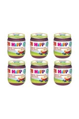 Hipp Organik Kavanoz Yabanmersini Elma Püresi 125 G - 6'lı Paket