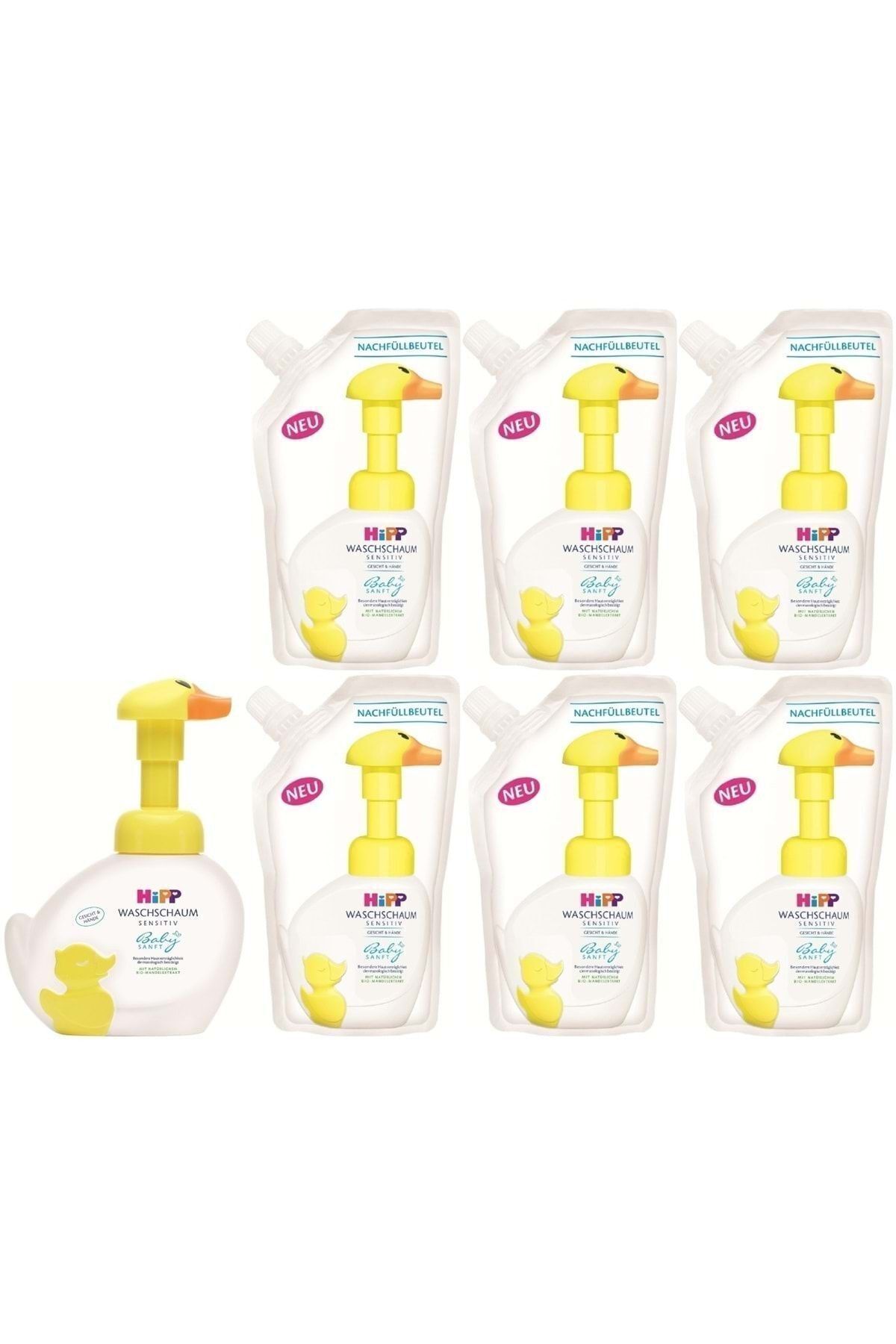 Hipp Babysanft Bebek/çoçuk El Yıkama Köpüğü 250ml (1 Pompalı+6 Yedek)