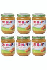 Hipp Kavanoz Organik Kayısı Püresi 125gr x 6 Paket