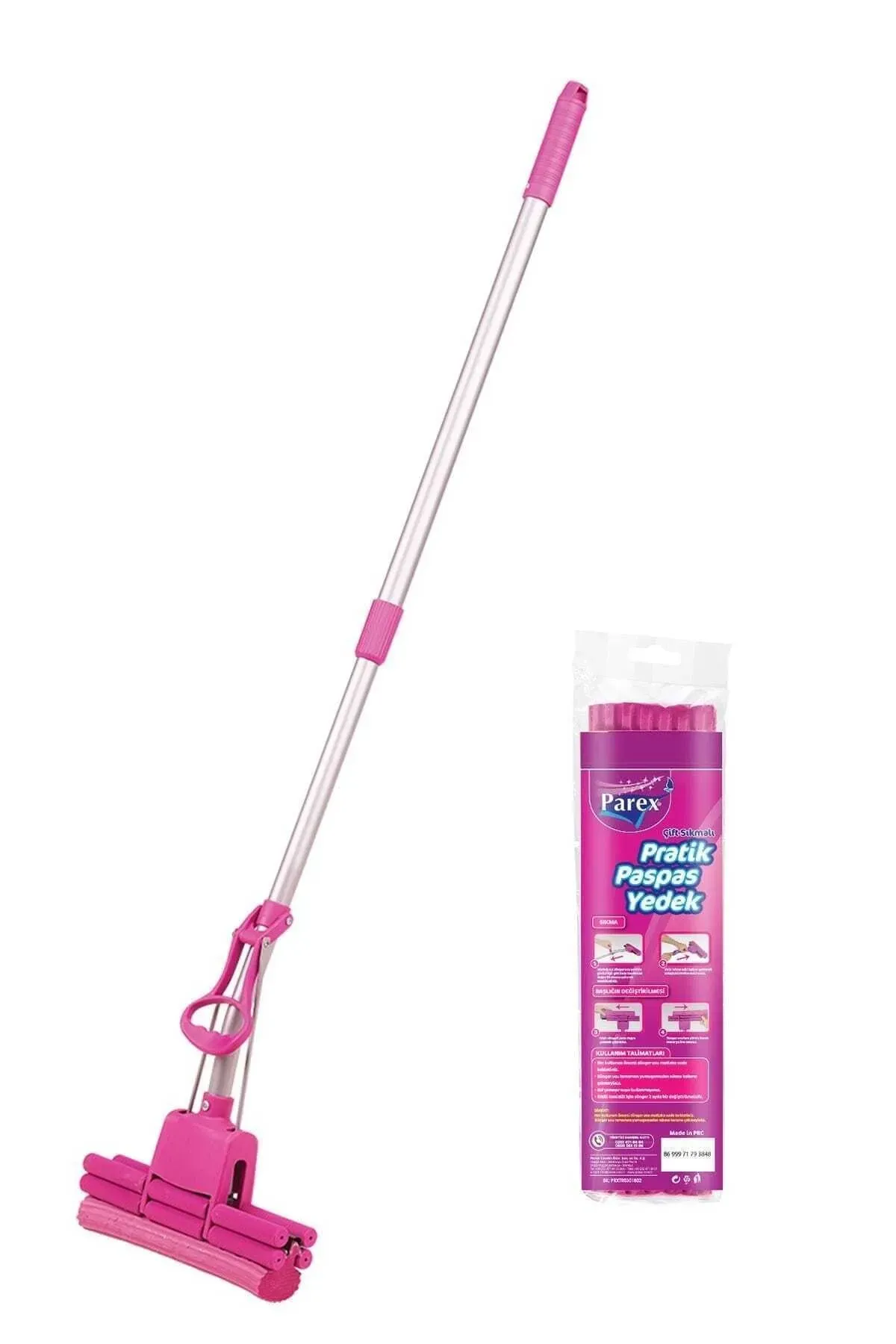 Parex Pratik Paspas Çift Sıkmalı Yedek Hediyeli