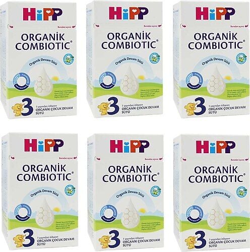 Hipp Organik Combiotic 3 Devam Sütü 800 gr 6 Adet