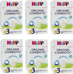 Hipp Organik Combiotic 3 Devam Sütü 800 gr 6 Adet