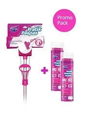 Parex Pratik Paspas Çift Sıkmalı + 2'li Yedek Mop